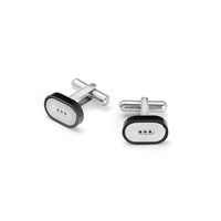 Cufflinks Comete Man Gemelli in Steel UGM182